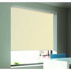 Blackout Clotted Cream Roller Blind- Extra Wide