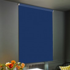 Dim-Out Parade Blue Roller Blind