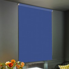 Blackout Bright Blue Roller Blind