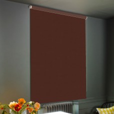 Blackout Dark Brown Roller Blind