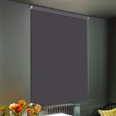 Blackout Deep Grey Roller Blind