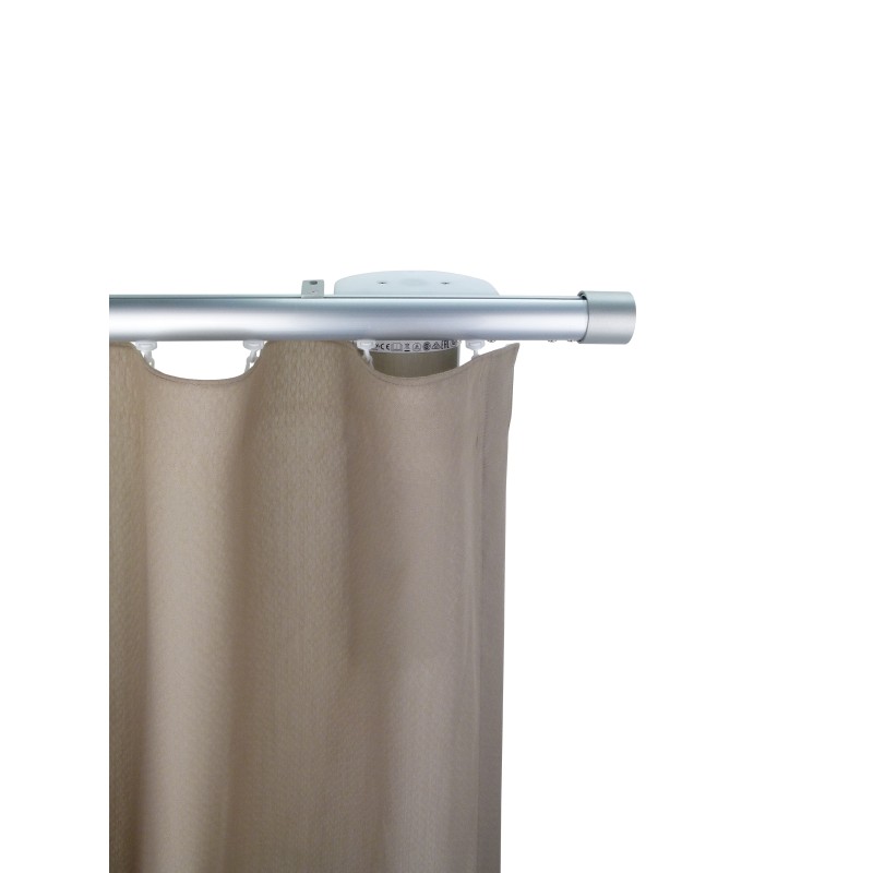 Ripple Curtain Pole - Silver